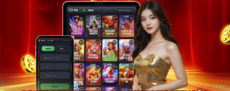 Slots online da 144bet com jackpots progressivos